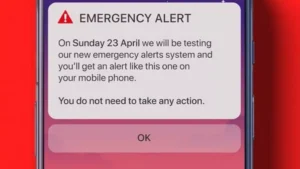 UK Phones Receive Emergency Alert