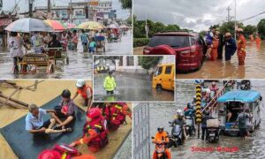 China Issues Red Alert for Floods as Typhoon Doksuri Weakens